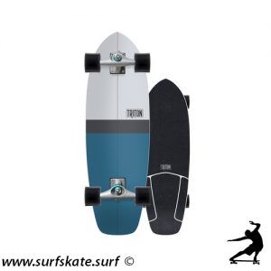 surfskate carver triton skateboards blue horizon