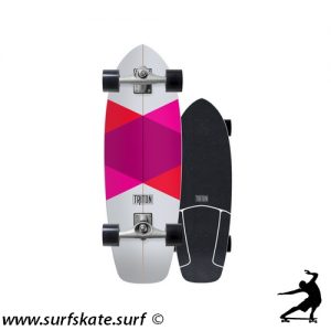 surfskate carver triton skateboards red diamond